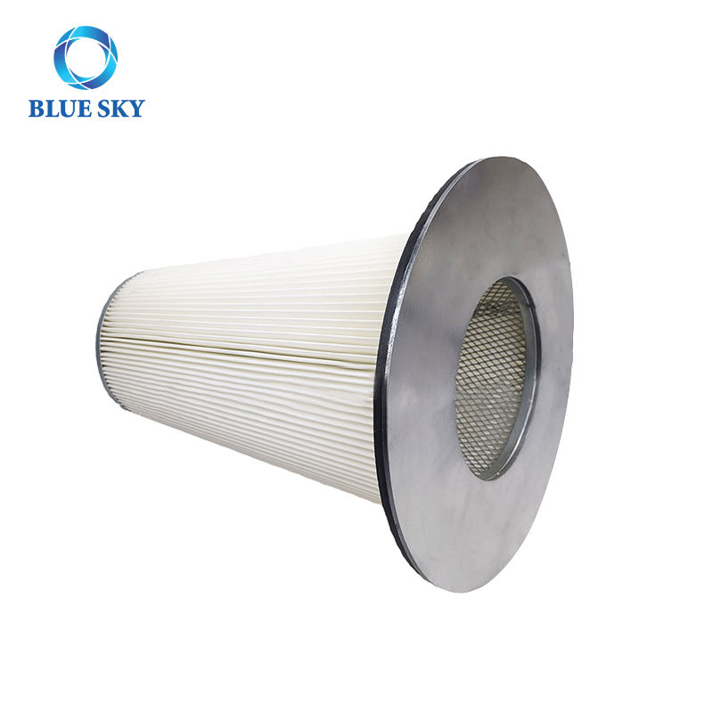 Industrial Vacuum Cleaner Filter Cartridge Flange Cone Dust Filter Air Filter