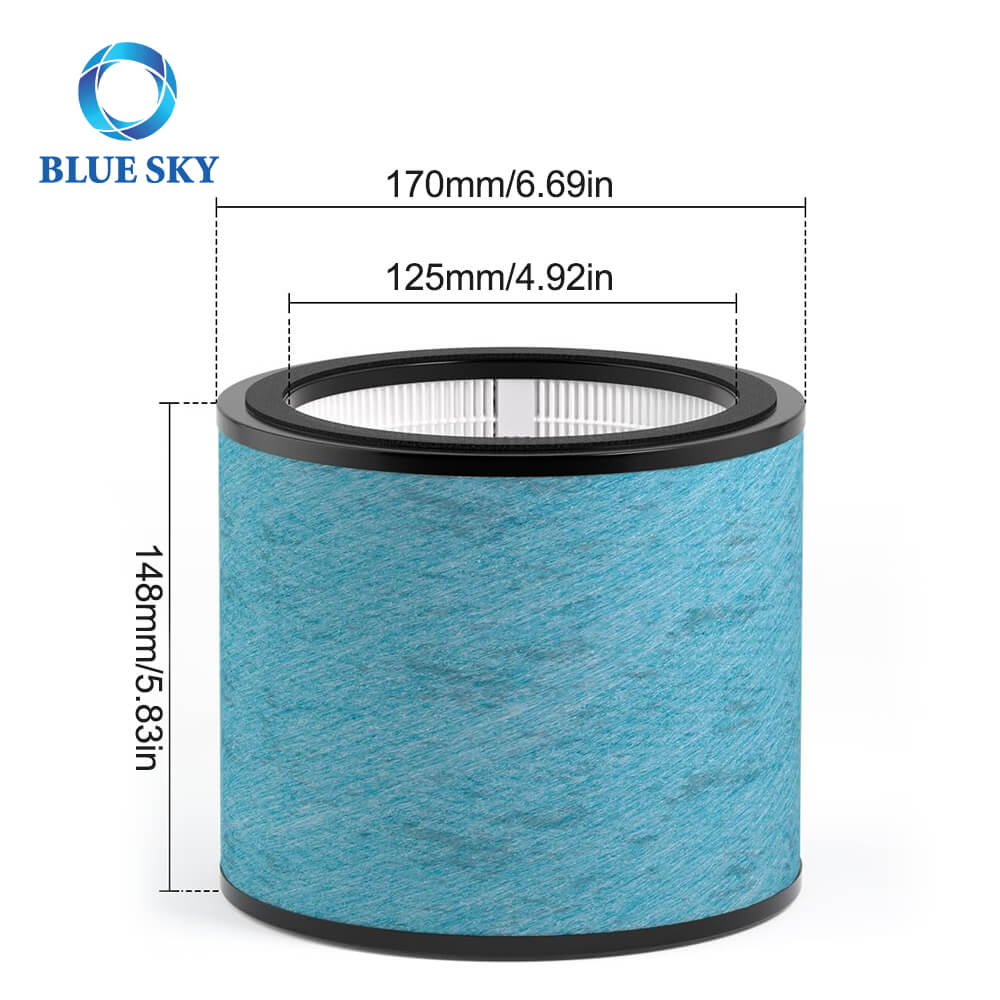 Size of H13 HEPA Filter for Shark HP072 Air Purifier