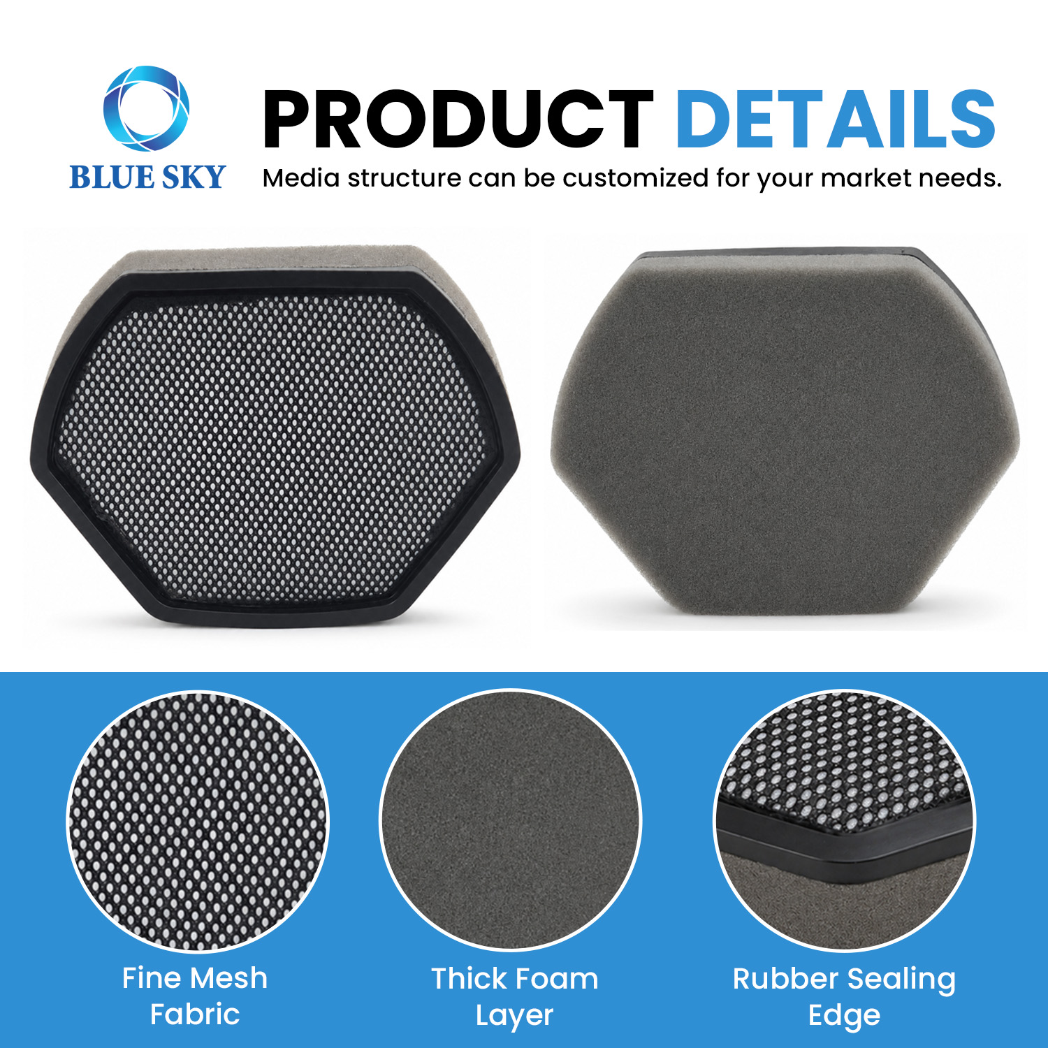 12012937 washable foam motor protection filter replacement 