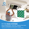 G4 pleated panel air filter 24x24x2 inch for HVAC air conditioning and ventilation system filtration