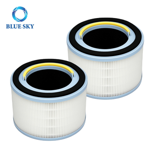 3-in-1 True HEPA & Activated Carbon Filter LAP-B851S Replacement for LEVOIT Sprout Air Purifier
