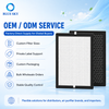 High Efficiency True HEPA Filters Activated Carbon Filter Replacement for MOOKA Air Purifiers