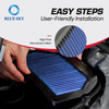 Motorcycle Air Filter Replacement for Kawasaki ZX1000