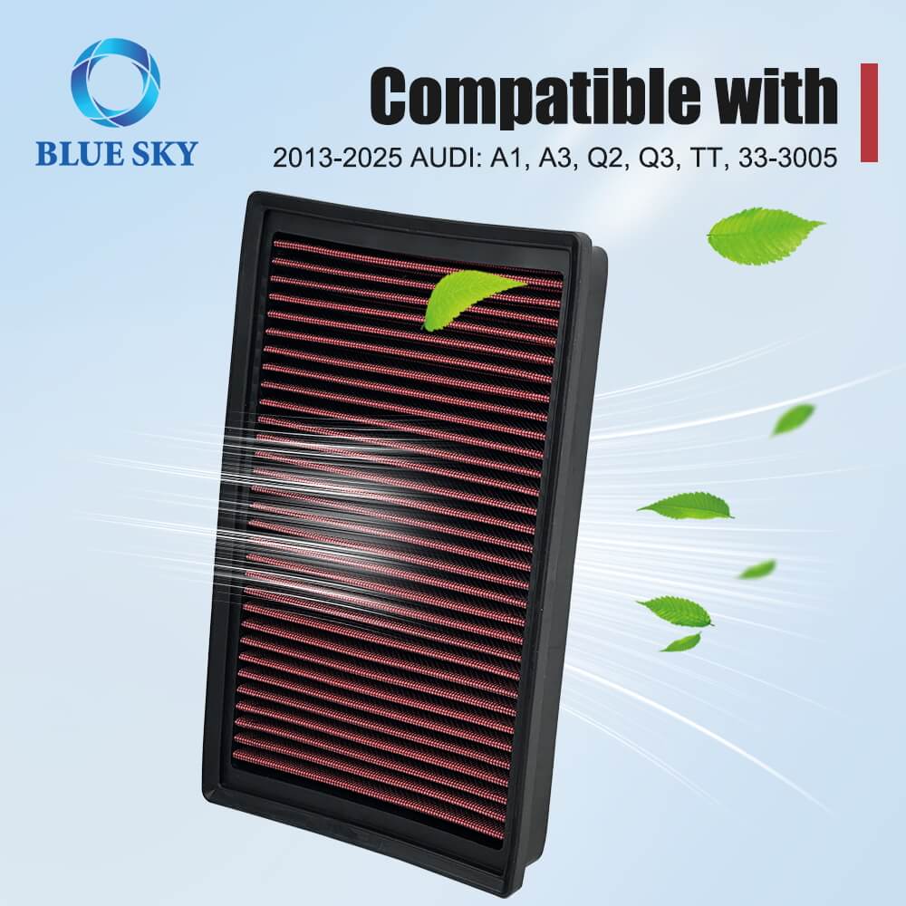 Auto Cabin Air Filter , 33-3005 Engine Air Filter for 2013-2025 AUDI A1, A3, Q2, Q3, TT