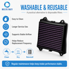 DT581062 motorcycle high flow air filter with multi-layer cotton gauze for Bajajs Pulsar Rouser RS200 NS160 Dominar models