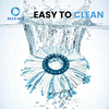 round microfiber mop head replacement compatible with Leifheit Clean Twist Disc Mop M 2 fiber floor cleaning refill