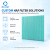 Corrugated PP HAF electrostatic air filter with open-channel structure for HVAC, electronics cooling and dust removal systems