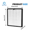 3-in-1 HAP603 Activated Carbon True HEPA Replacement Filter for ECOSELF Air Purifier