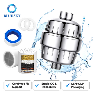 15/20-Stage Activated Carbon Shower Filter