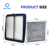 Size of Active Carbon Auto Cabin Air Filters for Suzuki Jimny JB64 JB74 2019-2021