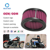 OEM ODM Motorcycle Air Filter for Harley Sportster XL 883 1200 48 2004-up Motorcycle