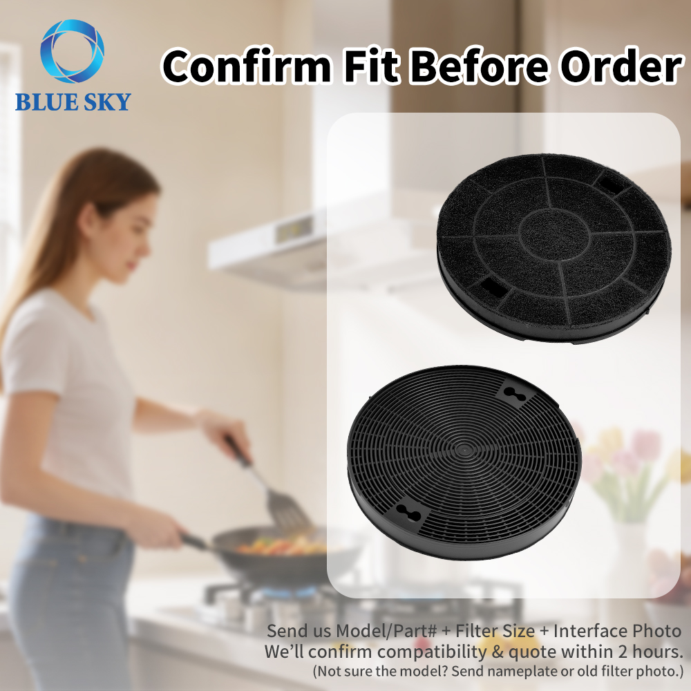 High-Efficiency Activated Carbon Range Hood Filter Compatible with Whirlpool, KitchenAid, Samsung Range Hood Filter 