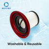 Washable and Reusable Vacuum Cleaner Filter Replacement for BW520 BX516 BW119 BX219 Filter