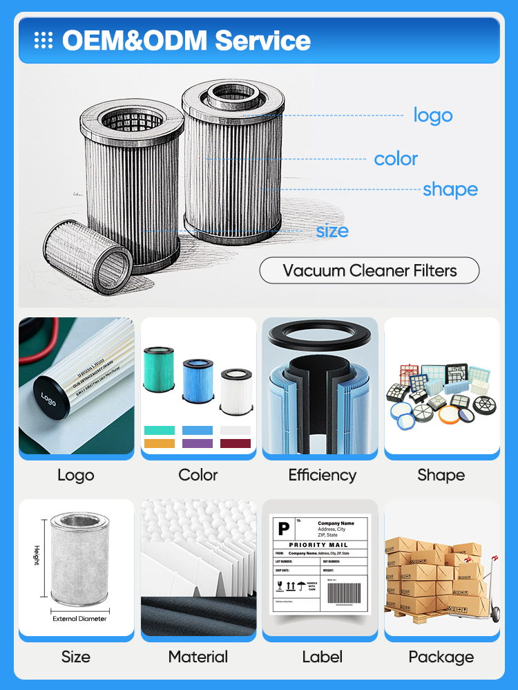Vacuum Cleaner Dust Filter VCA-AHF90 Replacement For Samsungs VCA-AHF90/XAA Clean Station VCA-SAE90
