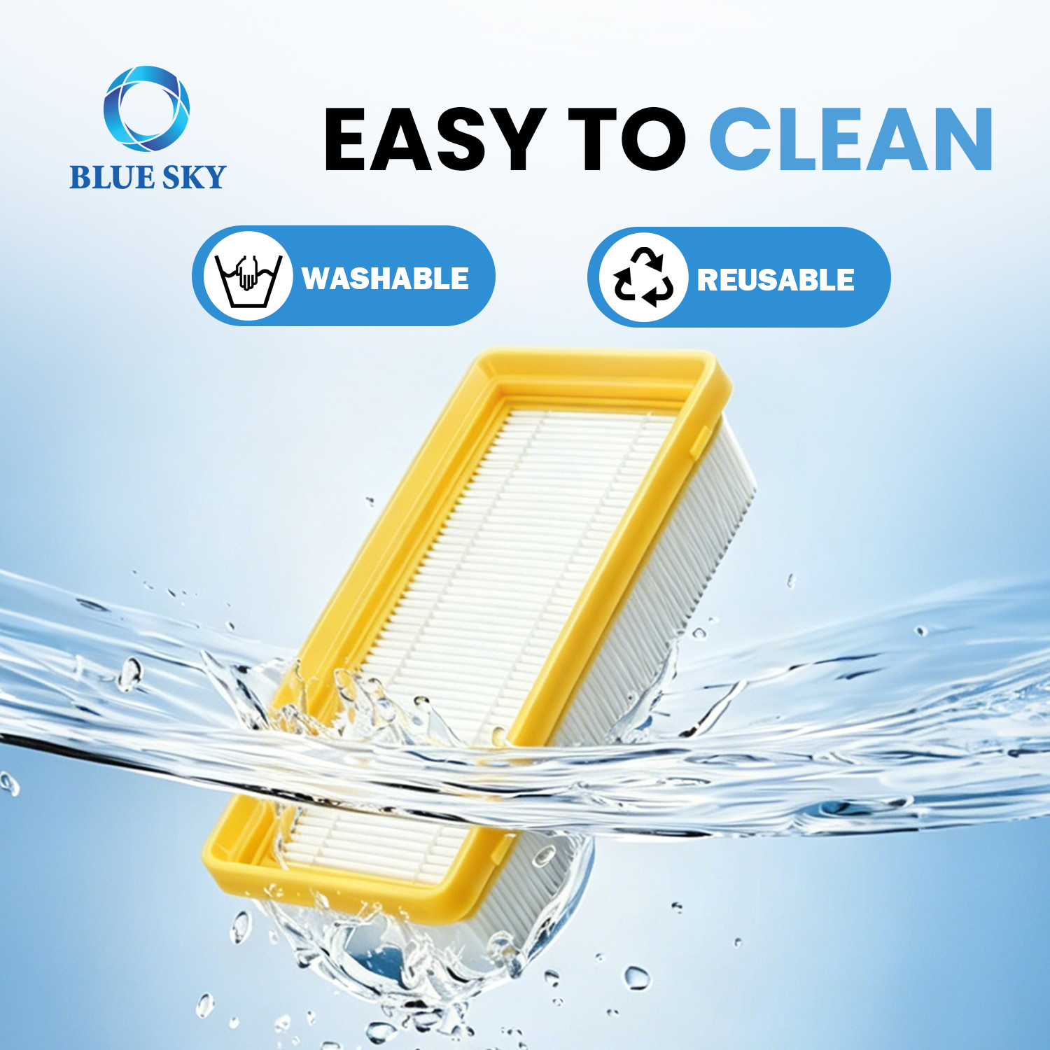 Flat pleated filter replacement 2608001245 fit for Boschs GAS 12-25 LS dust extractor with cellulose filter media