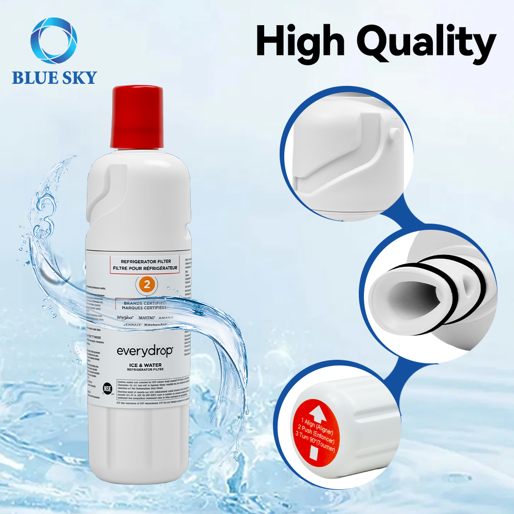 W10413645A refrigerator water filter replacement compatible with Whirlpool EDR2RXD1 WHR2RXD1 P9KB2L 46-9082