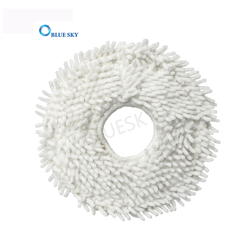 Fiber Mop Pads Compatible with Ecovacs Deebot X1 Series Turbo X1 Robotic Vacuum Cleaner Accessories