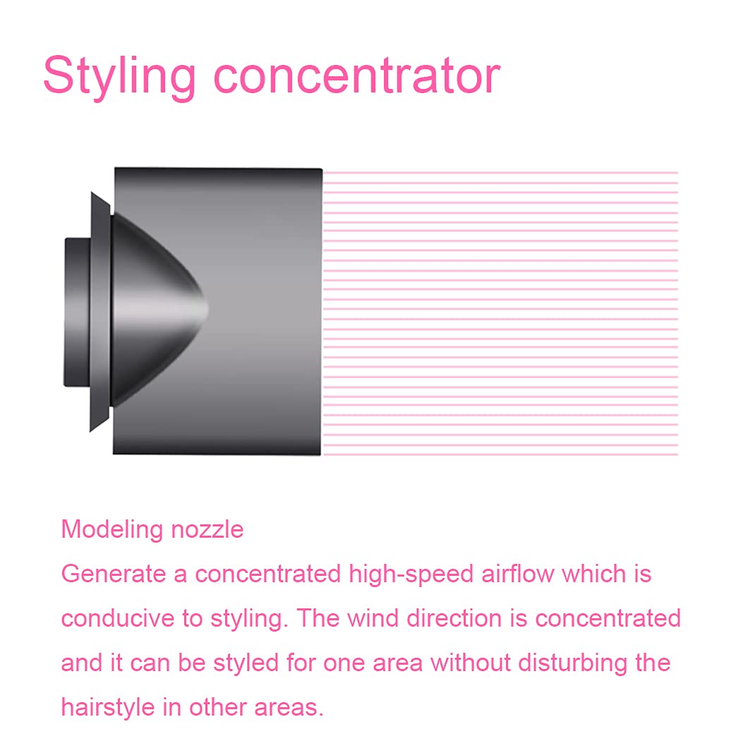 Gentle Air Attachments Styling Nozzle Accessories for Dyson Supersonic Hair Dryer HD01 HD02 HD03