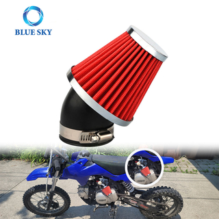 48mm Racing Motorcycle Air Filter Air Intake Filter for 125-250CC Honda Suzuki Yamaha ATV Dirt Bike 