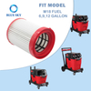 Wet Dry Filter Compatible with Milwaukee 49-90-1977 49-90-1990 M18 Vacuum Cleaner Replace Parts 0910-20 0911-20