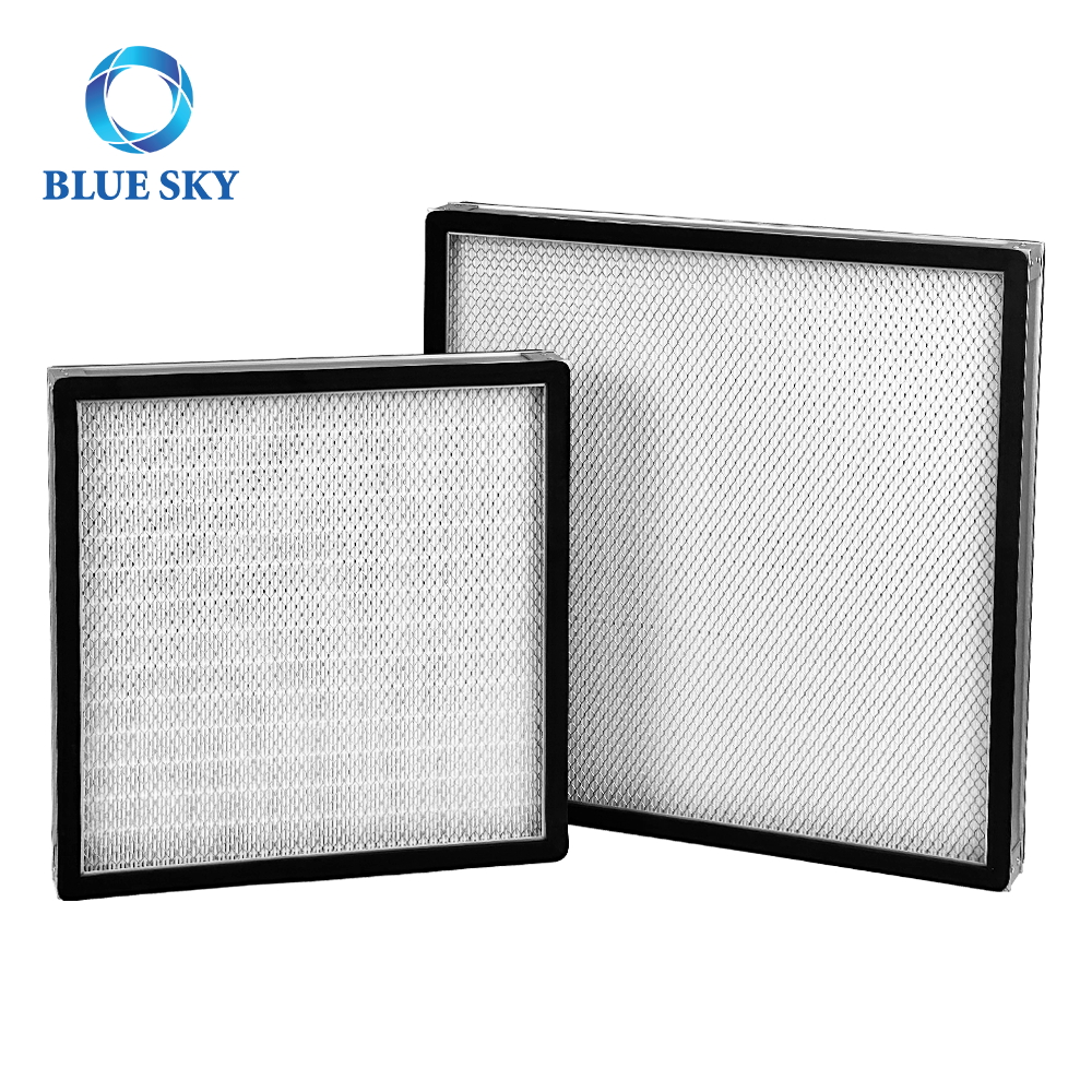 HVAC Filter H13 H14 Aluminum Frame Pleated Air Filter HEPA Filter