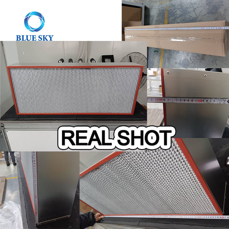 Stainless Steel High Temperature Resistant HEPA Filter HVAC Air Filter
