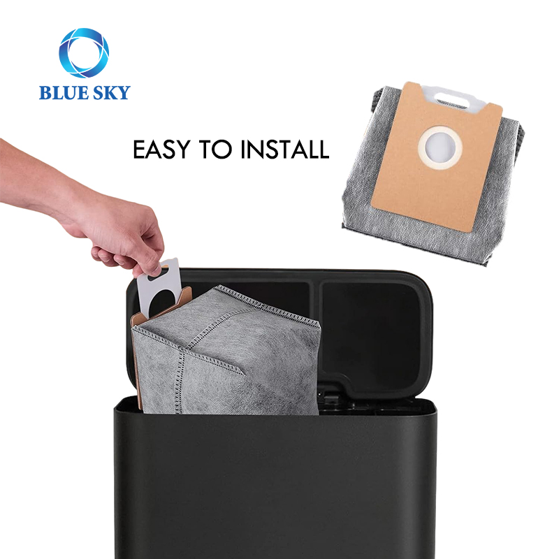 Activated Carbon Fabric Vacuum Cleaner Dust Bags fit for Eufy Clean G35+, G40+, G40 Hybrid+ RoboVac Vacuum Cleaner