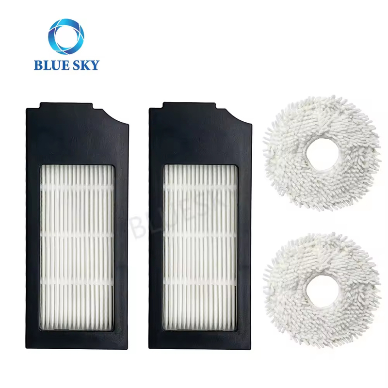 Hepa Filter Fiber Mop Pad Compatible with Ecovacs Deebot X1 Turbo X1 Robotic Vacuum Cleaner Parts