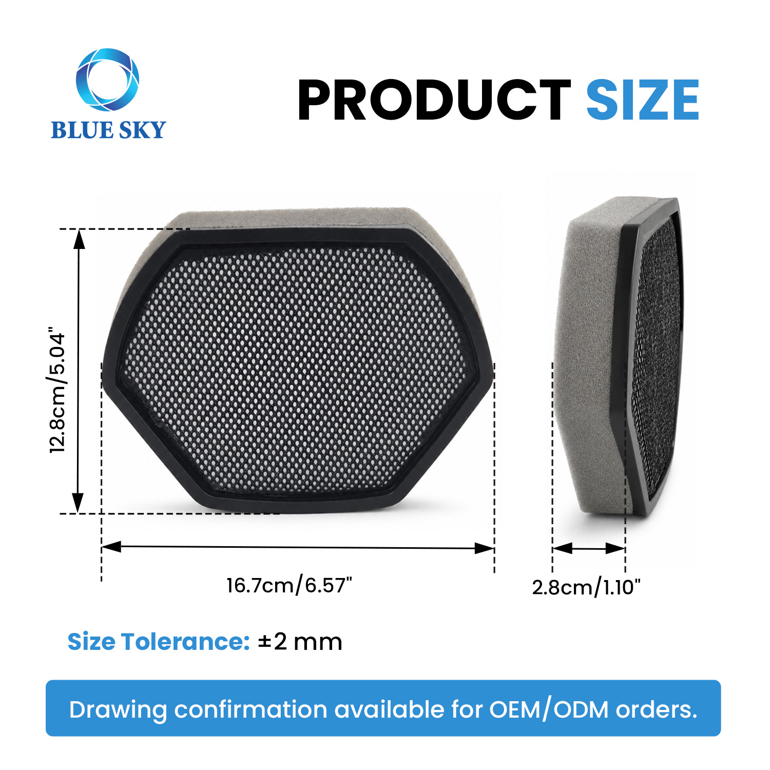 12012937 washable foam motor protection filter replacement 