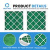 G4 pleated panel air filter 24x24x2 inch for HVAC air conditioning and ventilation system filtration