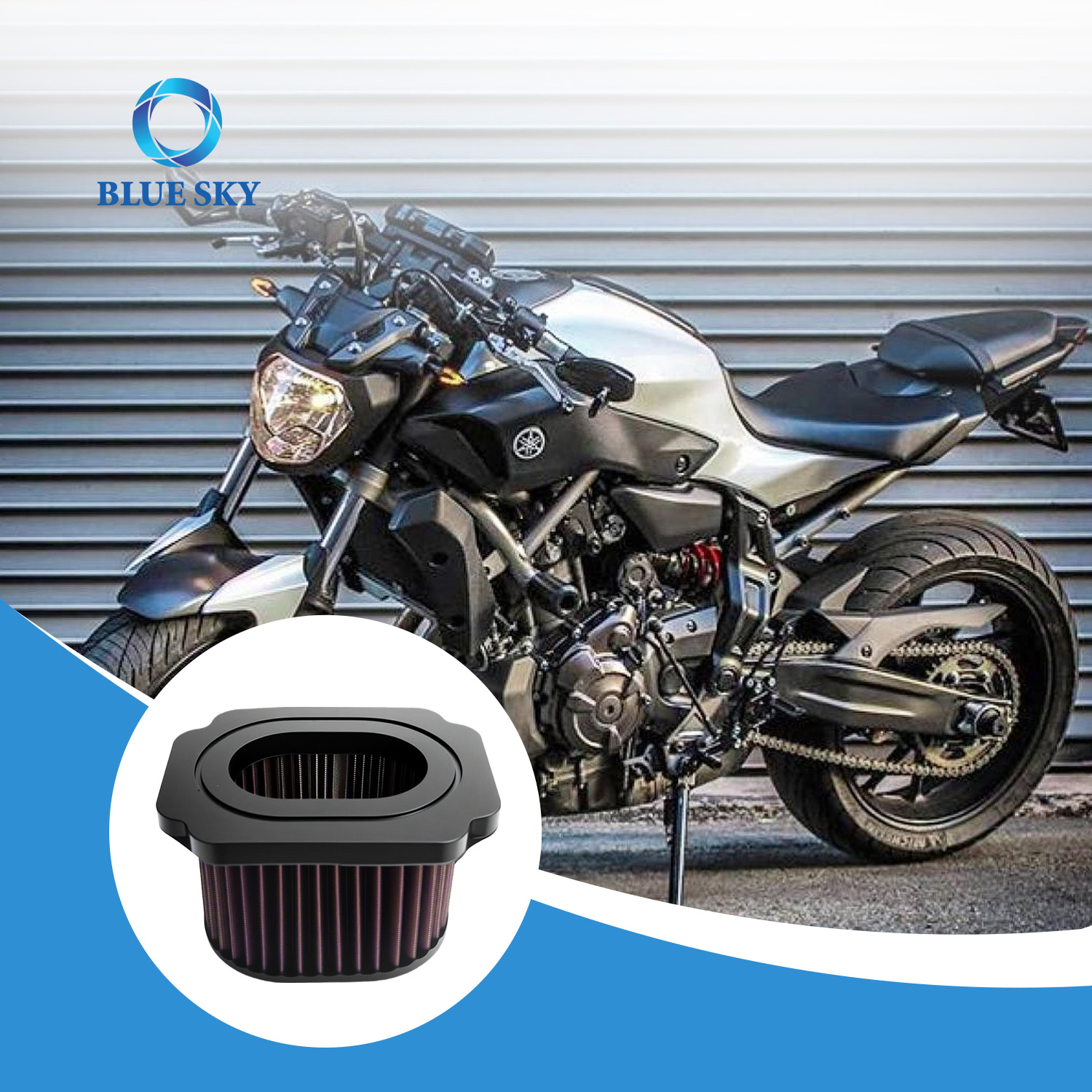 Motorcycle Air Filter 1WS-14450-00 for Yamaha MT-07 MT07 2014-2023