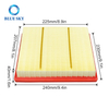 Size of 17801-25020 Engine Air Filter for 2019-2022 Toyota Rav4