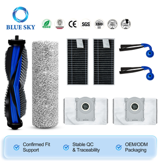 Robot Vacuum Parts Kit for DEEBOT T80S Omni X9 Pro Omni Yeedi S16 Plus