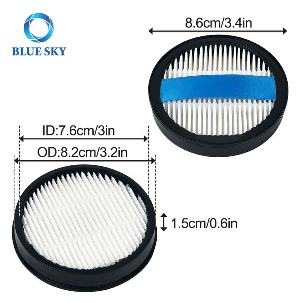 Size of Vacuum Cleaner HEPA Filter for Proscenic Vacuum Cleaner