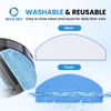 Robot vacuum replacement parts kit fit for Tikoms G8000 Max with roller brush side brushes and mop pads for routine maintenance