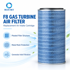 Replacement Gas Turbine F8 Air Intake Filter Cartridge P191280 P191281 Fit for Generator Air Filter Cartridge