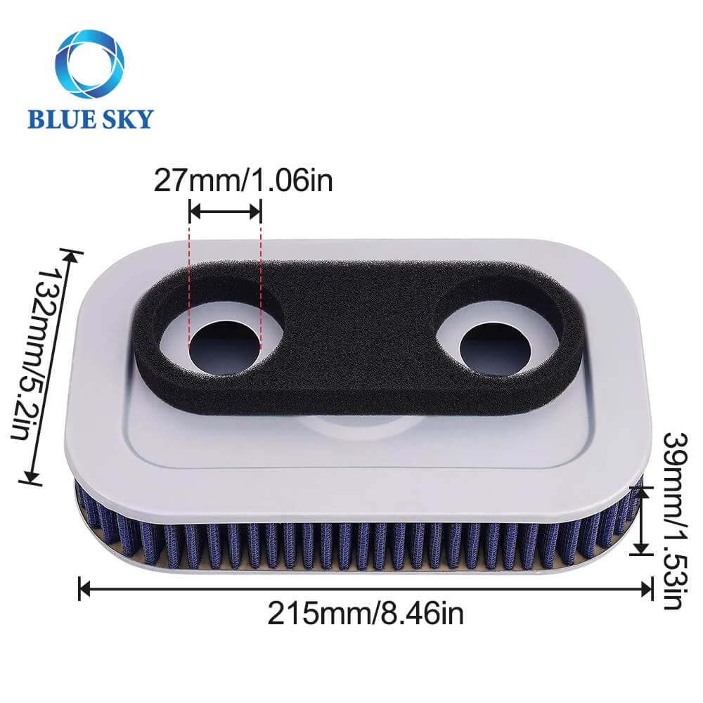 Size of Air Filter 29036-88B 29331-96 for Harley Sportster XLH1200 Motorcycle