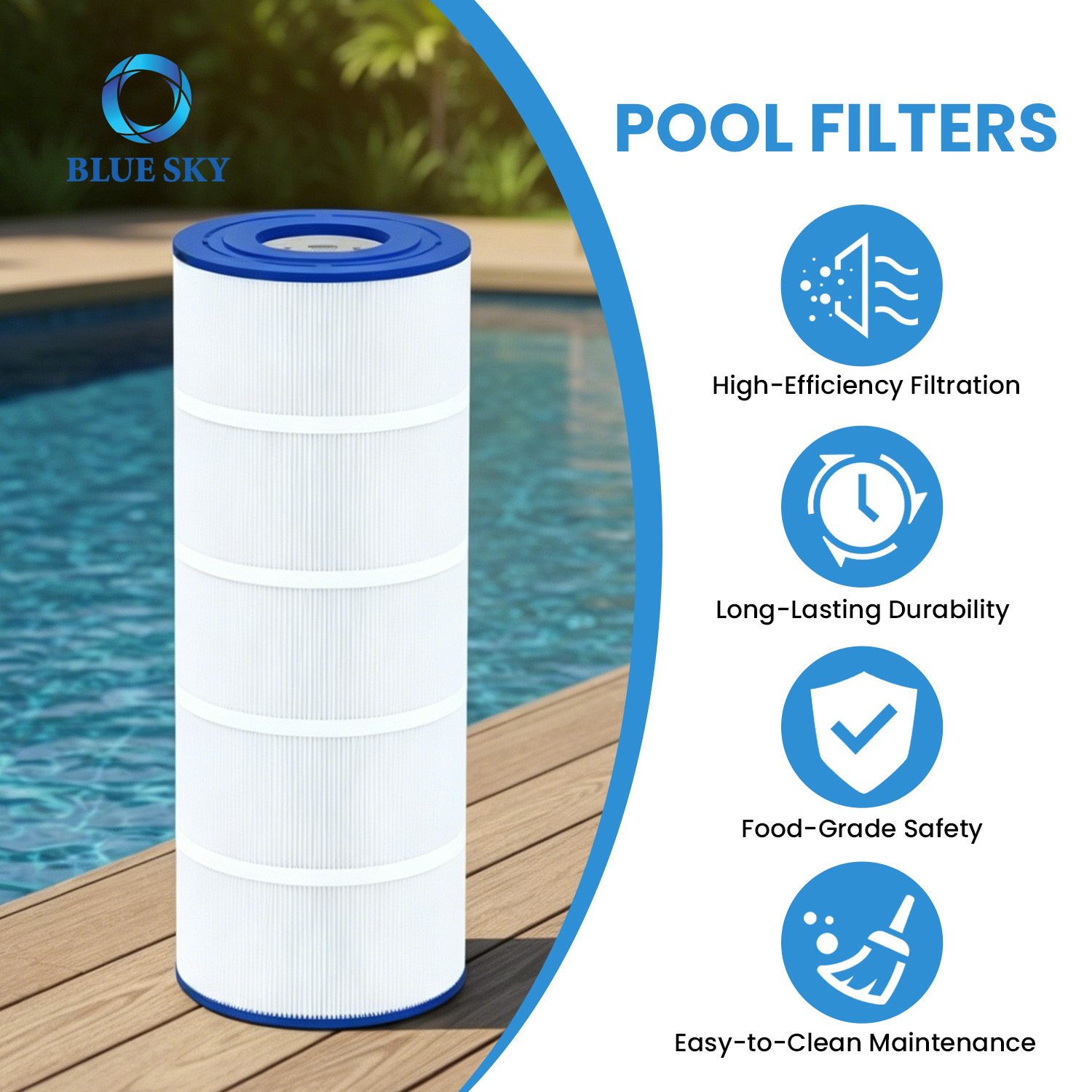 120 sq ft pool filter cartridge fit for C1200 CX1200RE PA120 C-8412 FC-1293 replacement