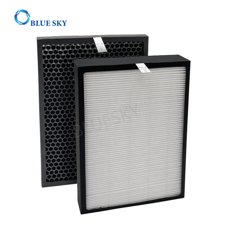 Panel H13 True HEPA Filter and Honeycomb Avtivated Carbon Filter for Alexapure Breeze Air Purifier AP-B102 and 3049