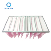 Factory Sale Synthetic Fiber Air Conditioning Air Filter 8 Pocket F7 Bag for HVAC System AHU Cleanroom