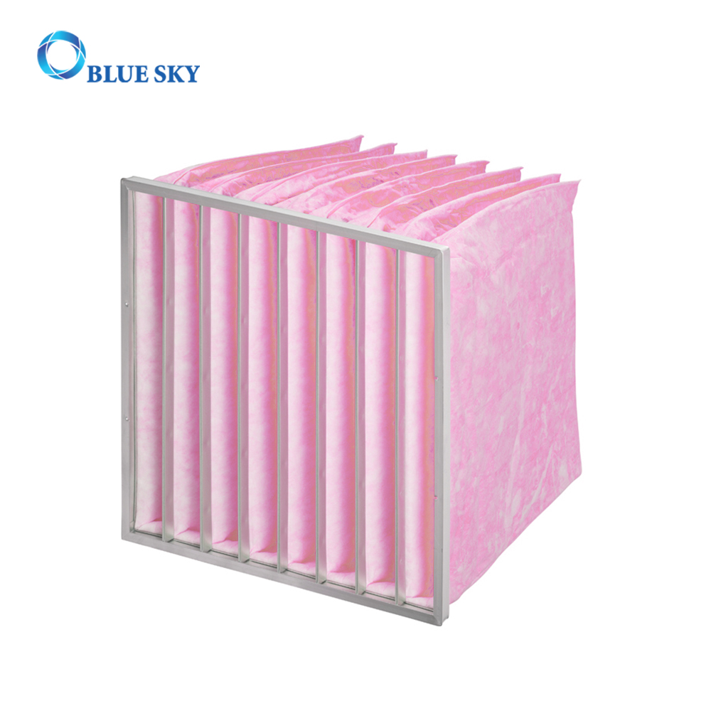 Wholesale Bag Filter HVAC Air Filter Central Air Conditioning Dust Collection G4 F5 F6 F7 F8 Medium Effect Pocket filter