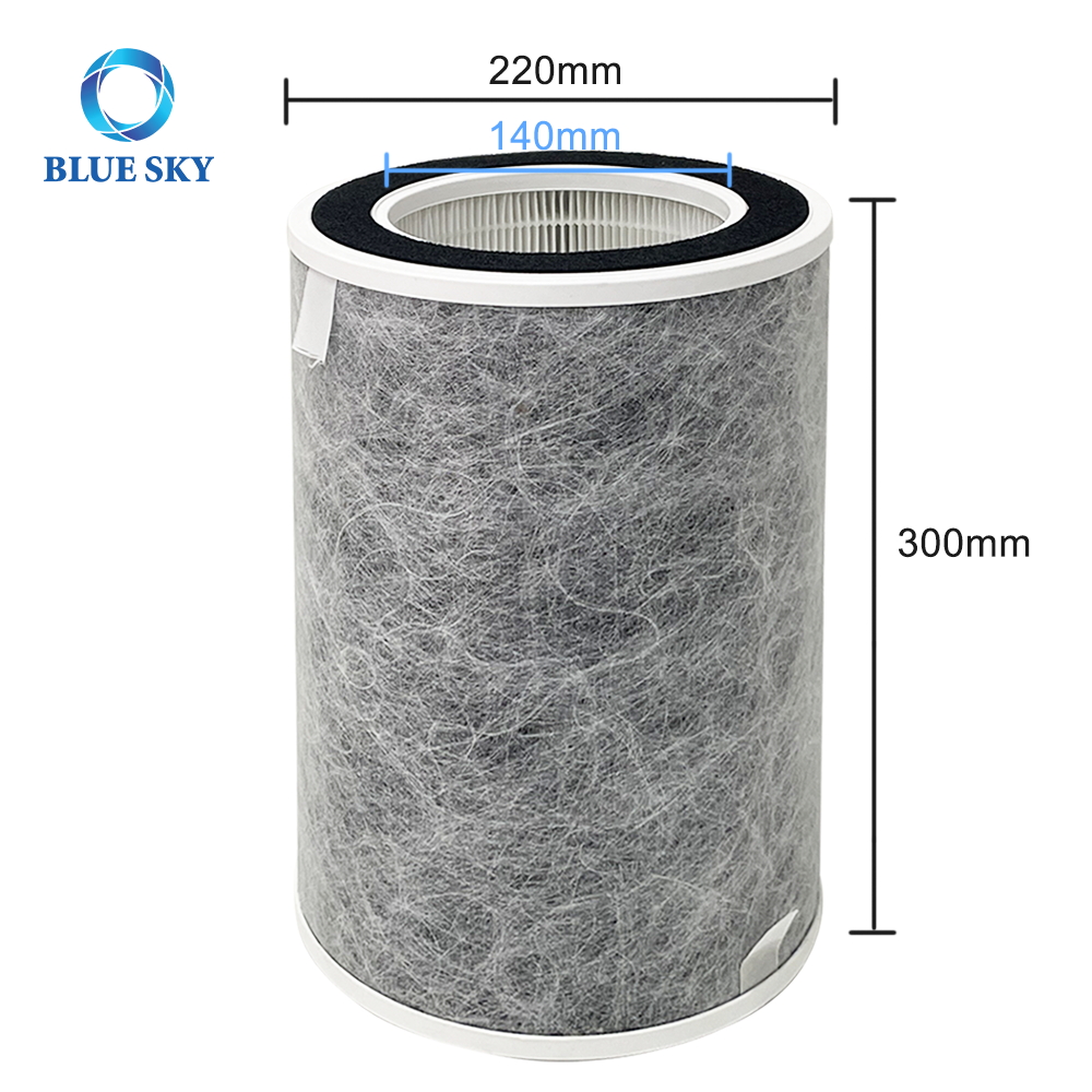 Activated Carbon Panel Filters for Shark HP201 Air Purifier Part HE2FKBAS