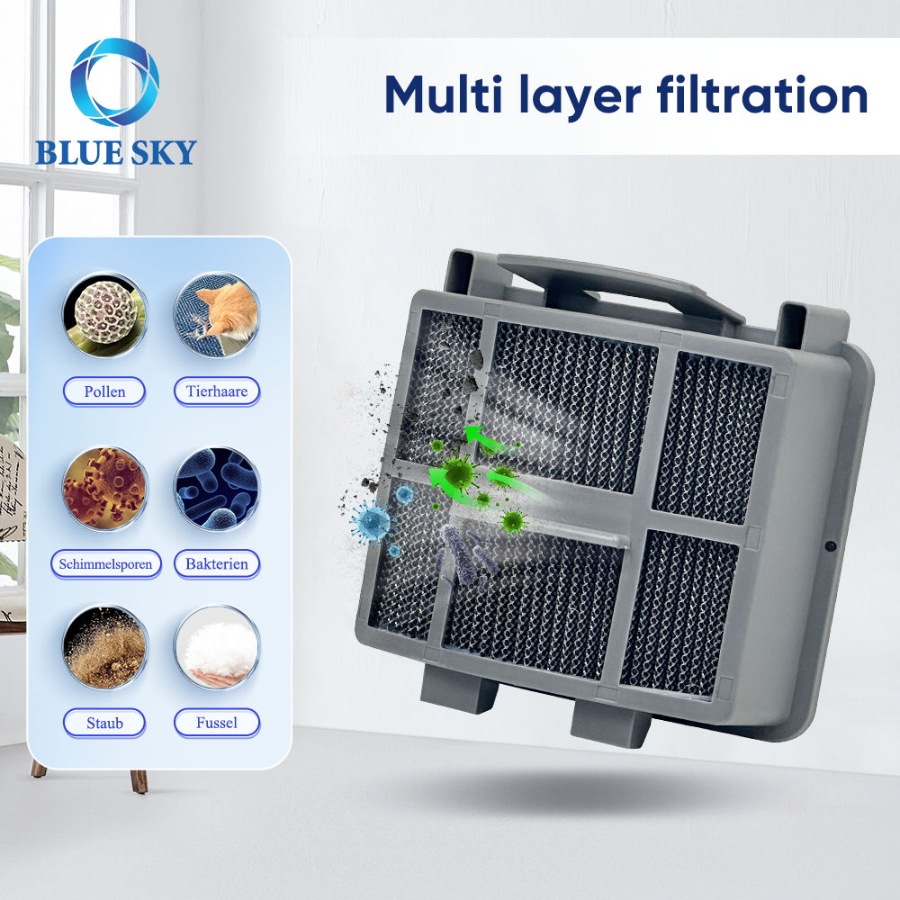 3402 3418 3774F HEPA Filter and Foam Filter Replacement Kit fits for Bissell SurfaceSense Vacuums