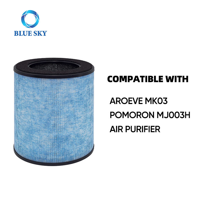 H13 HEPA Filters Compatible with AROEVE MK03 POMORON MJ003H Air Purifier Parts 