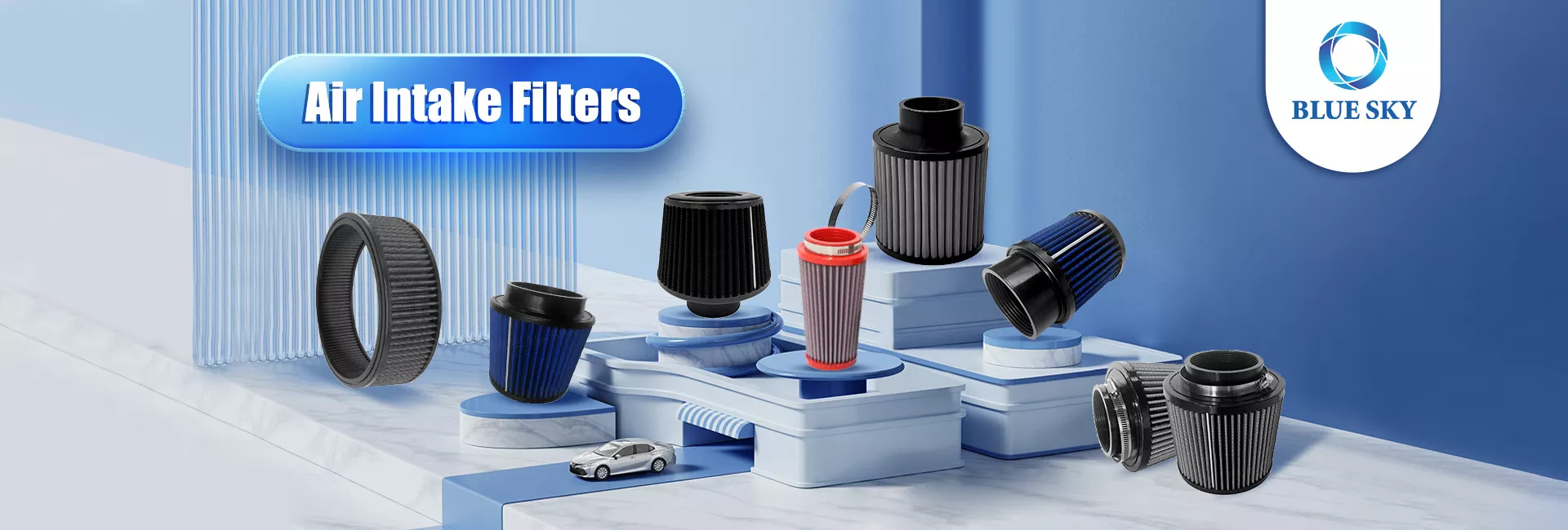 Blue Sky Hot Sales Auto Filter Air Intake Filter Products