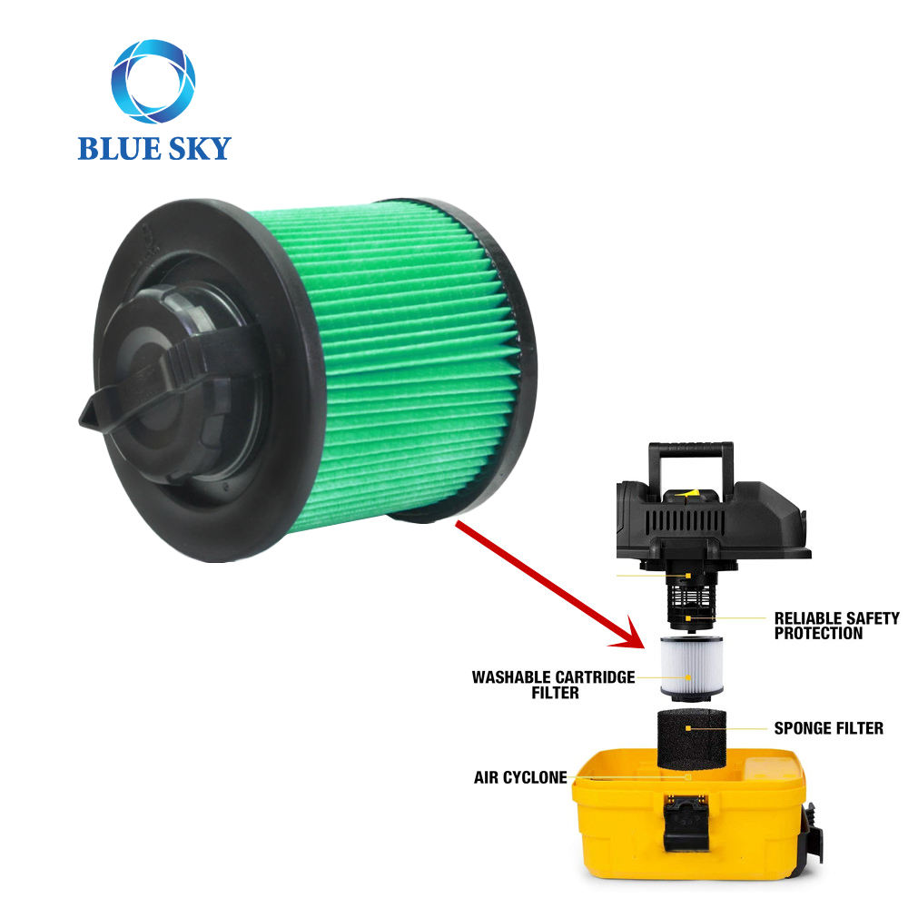 DeWalt DXVC4003 Cartridge Filter Fit for 4 Gallon Compatible with DXV04T DXV05P DXV05S DXV08S Shop Wet Dry Vacuum Cleaners