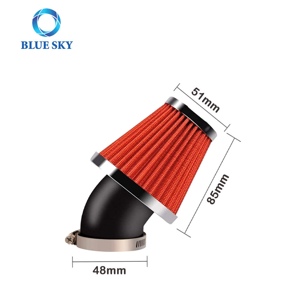 size of Intake Filter for 125-250CC HONDAS YAMAHAS SUZUKIS