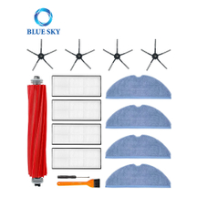 Robot Vacuum Cleaner Mop Side Brush Filter Cleaner Accessory Kit Compatible with Xiaomi Roborock S7 S70 S75 S7Max S7MaxV