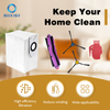 Vacuum Cleaner Parts for Midea V12 V10 W11 Robot Vacuums Roller Brush Side Brush Mop Cloth Dust Bag HEPA Filter Replacement