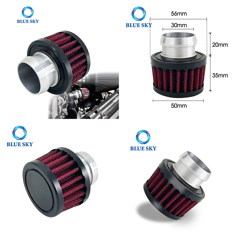 Customized Air Intake Automobile Filter Replacement for Car Cone Cold Air Intake Filter 